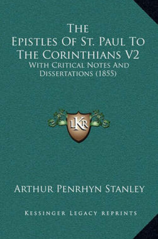 Cover of The Epistles of St. Paul to the Corinthians V2