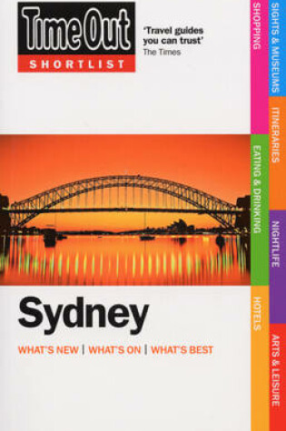 Cover of "Time Out" Shortlist Sydney
