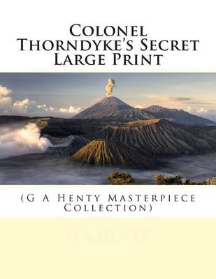 Book cover for Colonel Thorndyke's Secret Large Print