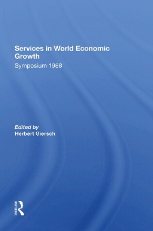 Cover of Services In World Economic Growth