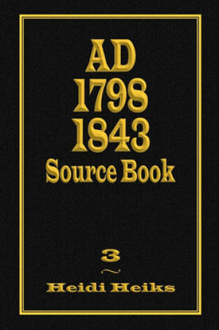 Cover of Ad 1798 1843 Source Book