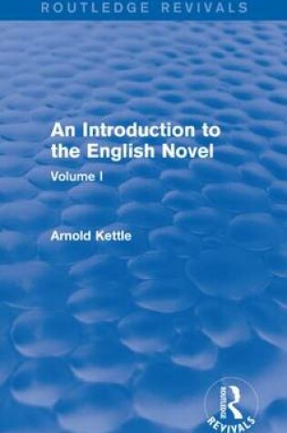 Cover of An Introduction to the English Novel