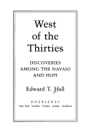 Cover of West of the Thirties