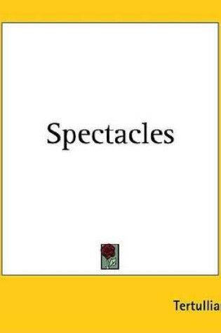 Cover of Spectacles