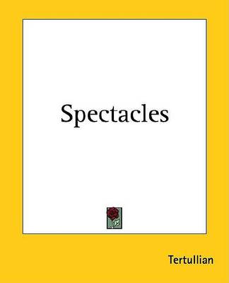 Book cover for Spectacles