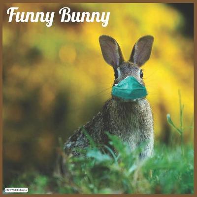 Book cover for Funny Bunny 2021 Wall Calendar