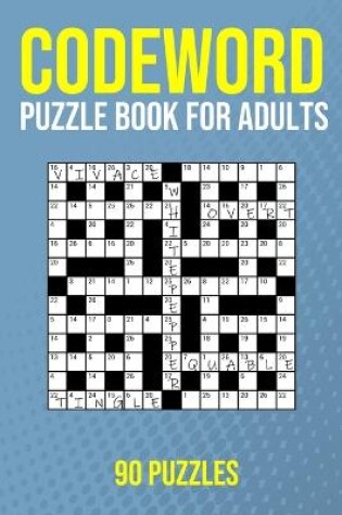 Cover of Codeword Puzzle Book for Adults - 90 Puzzles