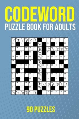 Book cover for Codeword Puzzle Book for Adults - 90 Puzzles