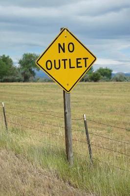 Book cover for No Outlet Road Sign Journal