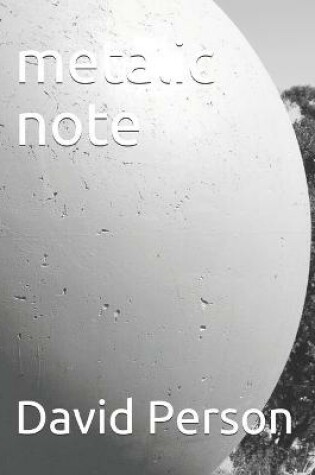 Cover of metalic note