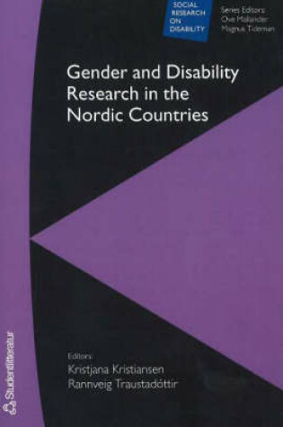 Cover of Gender and Disability Research in Nordic Countries