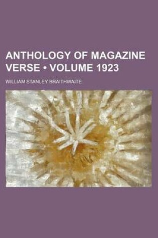 Cover of Anthology of Magazine Verse (Volume 1923)