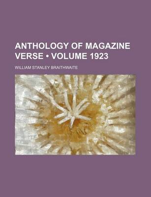 Book cover for Anthology of Magazine Verse (Volume 1923)