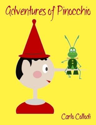 Book cover for Adventures of Pinocchio (Illustrated)