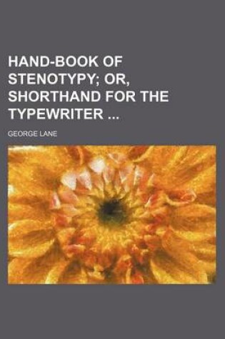 Cover of Hand-Book of Stenotypy