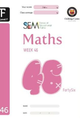 Cover of SEM Maths Level F Week 46