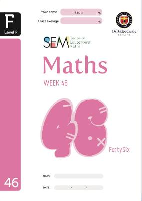 Book cover for SEM Maths Level F Week 46