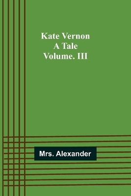Book cover for Kate Vernon
