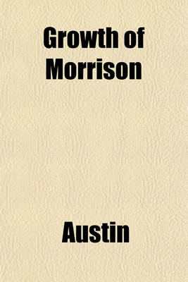 Book cover for Growth of Morrison
