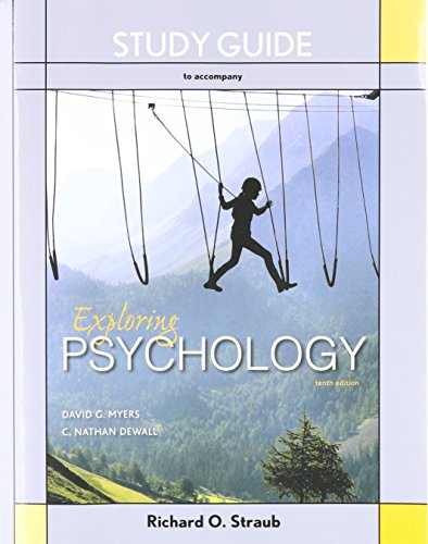 Book cover for Study Guide for Exploring Psychology