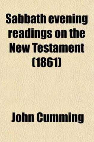 Cover of Sabbath Evening Readings on the New Testament