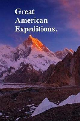 Book cover for Great American Expeditions.