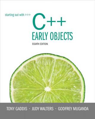 Book cover for Starting Out with C++ Early Objects Plus Myprogramminglab with Pearson Etext -- Access Card Package