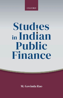 Book cover for Studies in Indian Public Finance