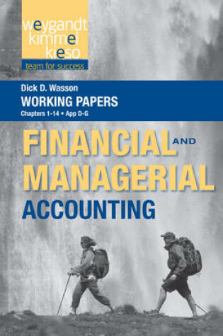 Cover of Working Papers to Accompany Weygandt Financial & Managerial Accounting