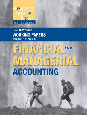 Book cover for Working Papers to Accompany Weygandt Financial & Managerial Accounting