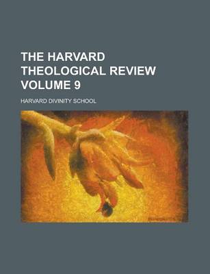 Book cover for The Harvard Theological Review Volume 9