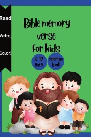 Cover of Bible memory verse for kids ages 8-12