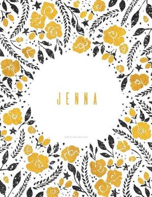 Book cover for Jenna. Composition Notebook