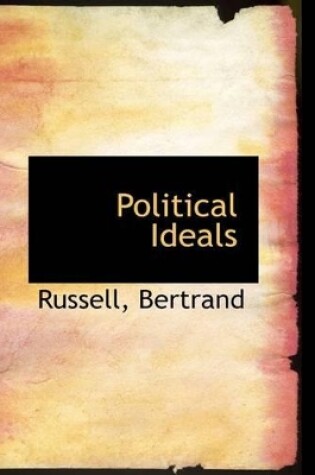 Cover of Political Ideals