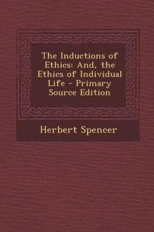 Cover of The Inductions of Ethics