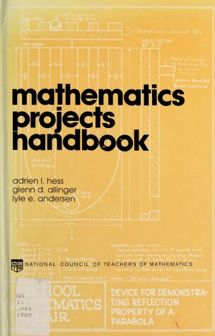 Book cover for Mathematics Projects Handbook