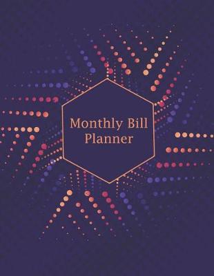 Book cover for Monthly Bill Planner