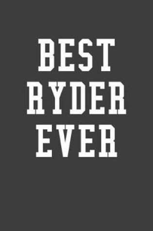 Cover of Best Ryder Ever