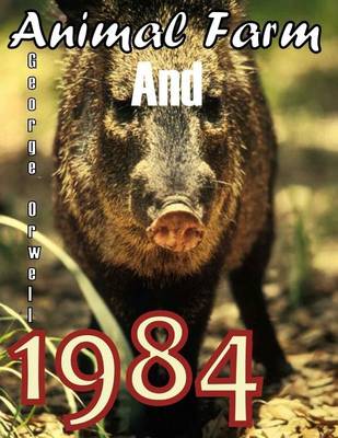 Book cover for 1984 and Animal Farm