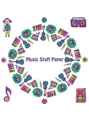 Book cover for Music Staff Paper