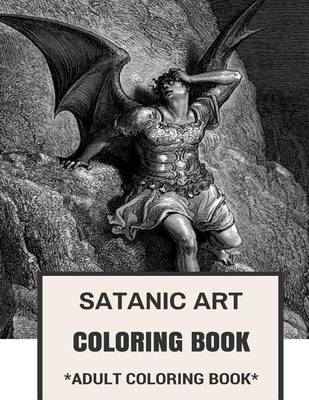 Book cover for Satanic Art Coloring Book