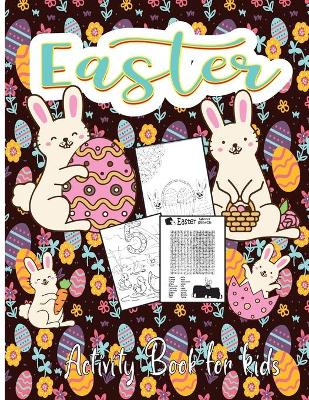 Book cover for Easter activity book for kids