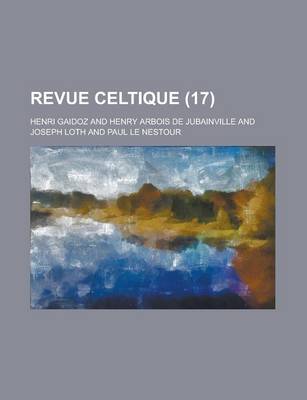 Book cover for Revue Celtique (17 )