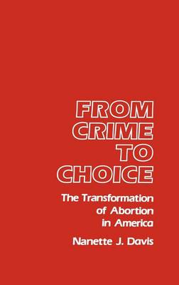 Book cover for From Crime to Choice