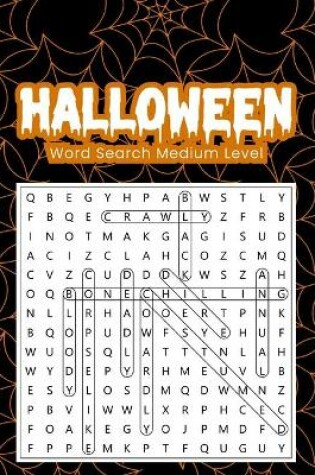 Cover of Halloween Word Search Medium Level