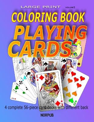 Book cover for Playing Cards Coloring Book