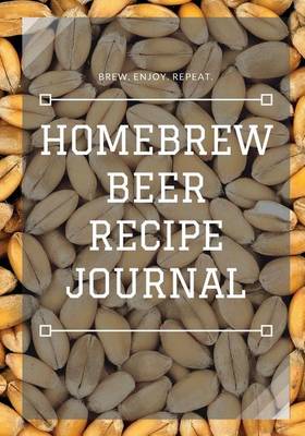 Book cover for Homebrew Beer Recipe Journal