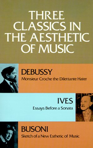 Book cover for Three Classics in the Aesthetic of Music
