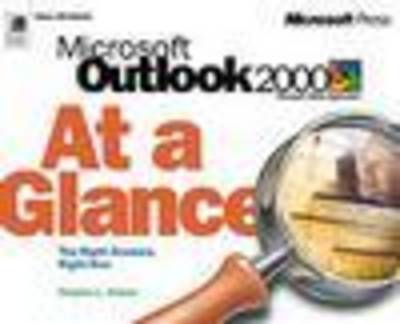 Book cover for Outlook 2000 at a Glance