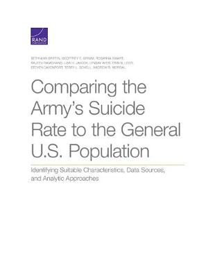 Book cover for Comparing the Army's Suicide Rate to the General U.S. Population